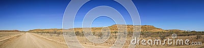 Panoramic view on the road savannah way, Cairns to Katherine, Queensland, Asutralia Stock Photo